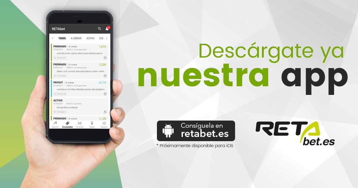 Descarga la App de RETAbet España