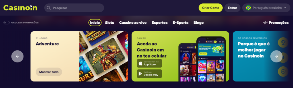 casinoin em brasil