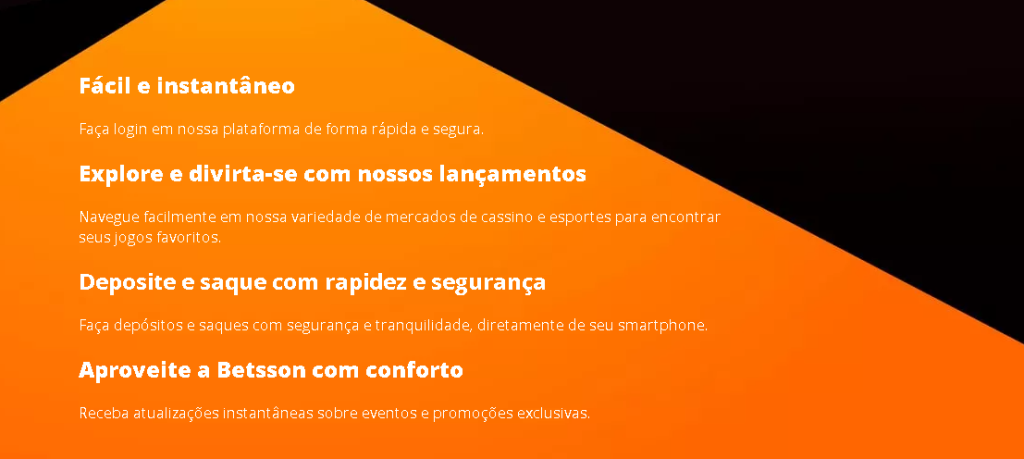 betsson app móvel