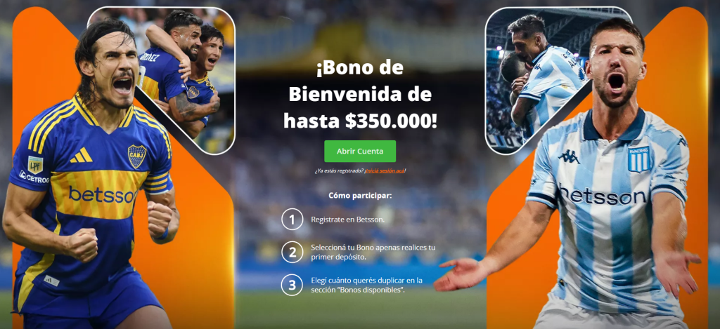 BETSSON bono apuestas deportivas