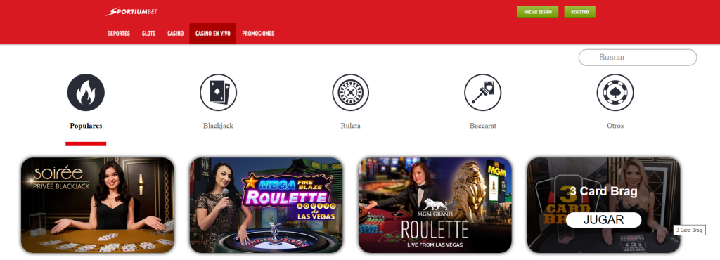 sportiumbet mesas de ruleta