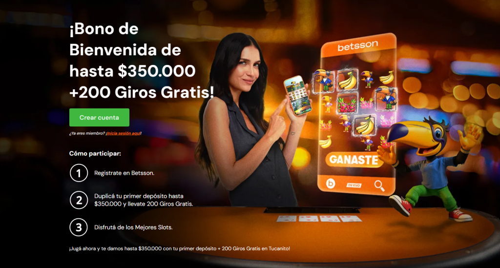 BETSSON bono casino