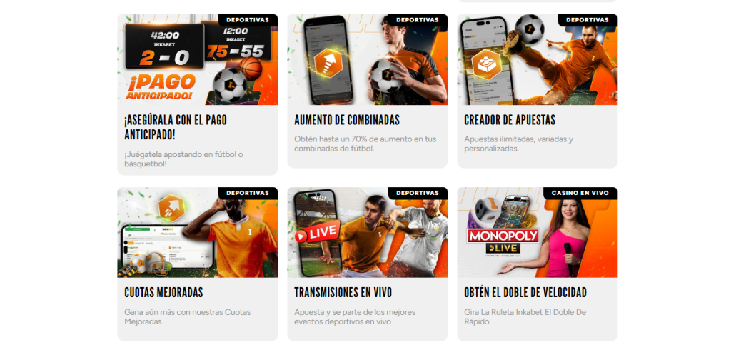 Inkabet casino en directo