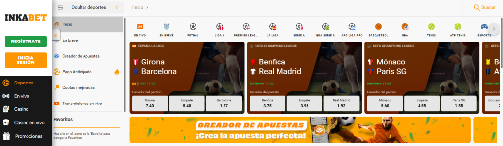inkabet apuestas deportivas