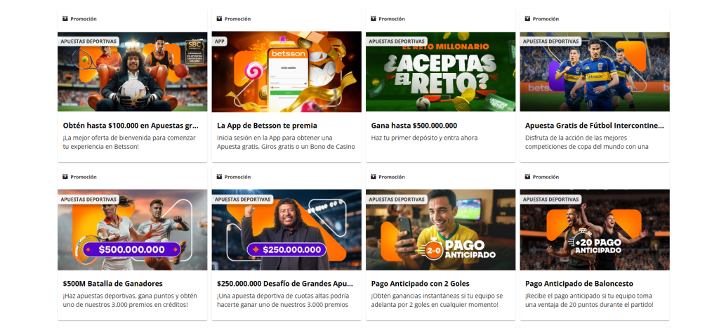 betsson codigos promocionales