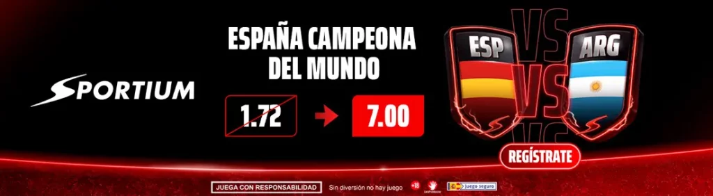 supercuota final mundial sportium app